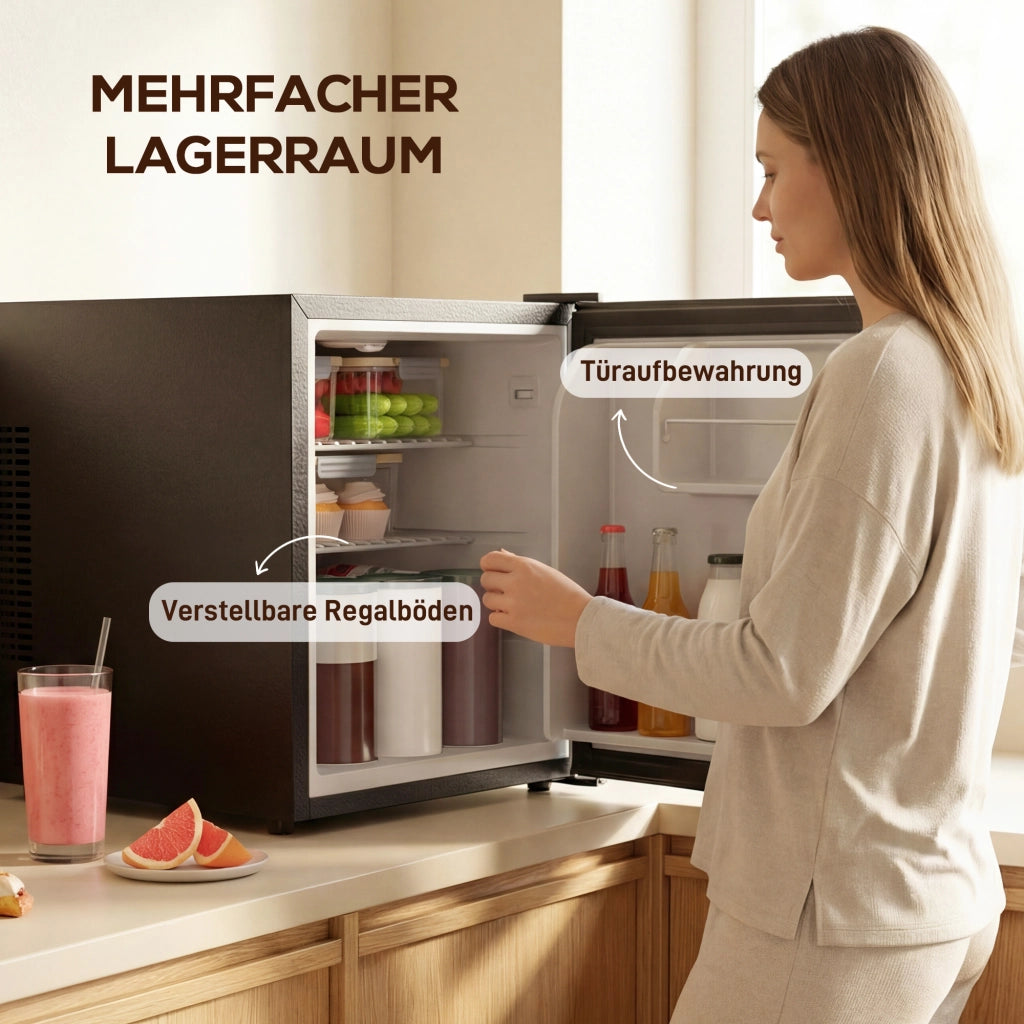 Mini Frigo 44L ¨C zephmum ¨C Nero 43x51x51.3cm