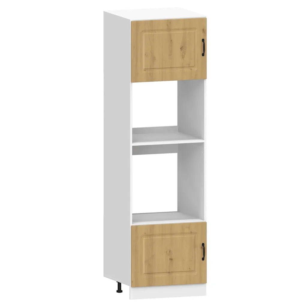 Set Mobili da Cucina 7 pz Kalmar Rovere Artigianale Truciolato 3314740