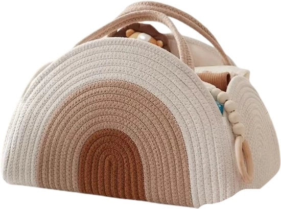 Organizzatore per Bambini - Grande Capacità - Per Neonati - Beige - 37 x 27 x 22 cm