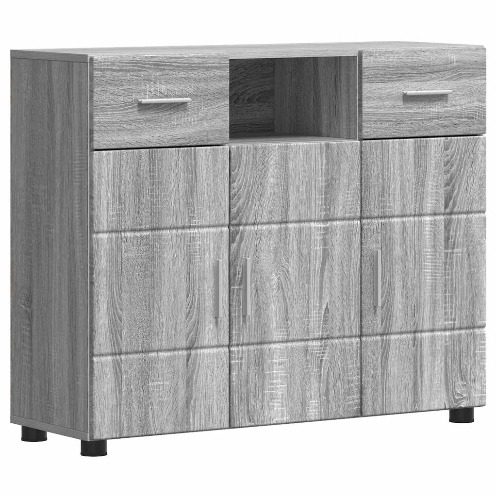 Armadio in Legno con cassetto Grigio Sonoma 88,5 x 30,5 x 73 cm CFW7559350