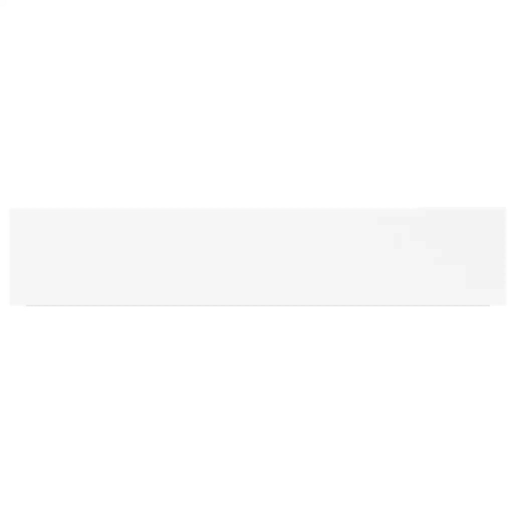 Scaffali a Parete 4 pz Bianchi 120x23,5x3,8 cm in MDF 323822