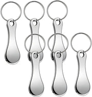 Set di 6 Rvs Chiave da parete con hanger