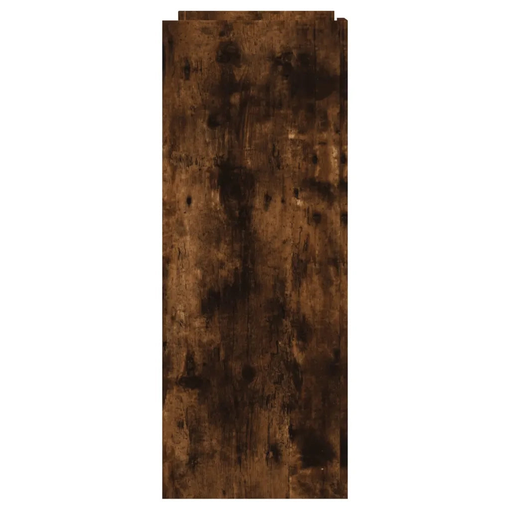 Tavolino Consolle | Tavolo d'Ingresso Rovere Fumo 100x35x90 cm in Legno Multistrato