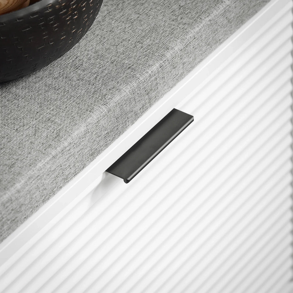 Panca Da Ingresso Scarpiera Con Sedile Scarpiera Con 2 Ribalte Bianco 105x35x48 Cm FSR147-W