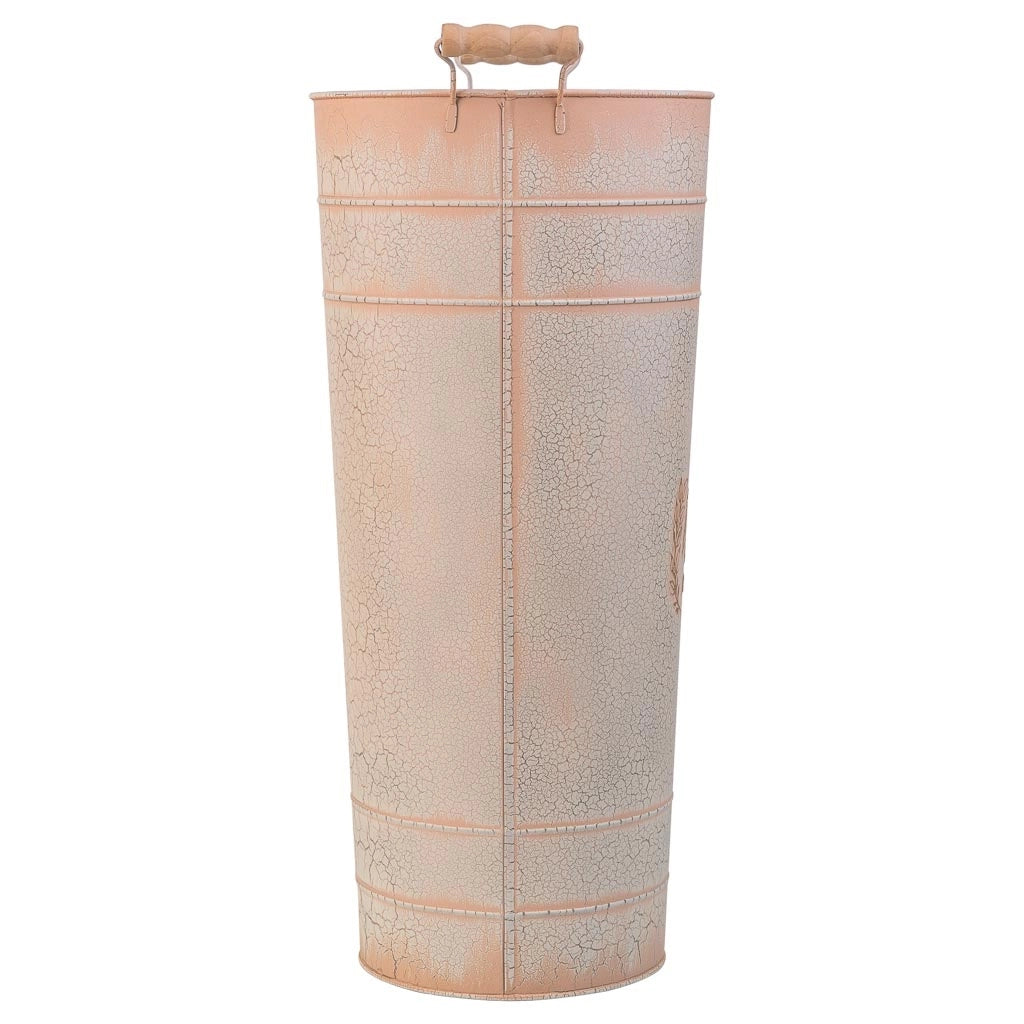 Portaombrelli tondo in metallo rosa d23,5x50h b:18
