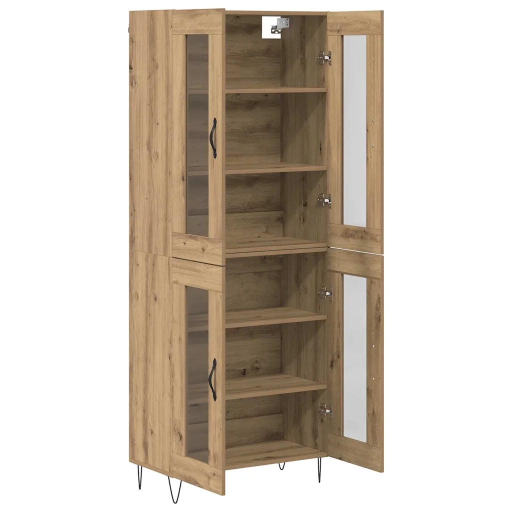Credenza-Buffet-Armadio da cucina Rovere artigianale 69,5 x 34 x 180 cm 401531