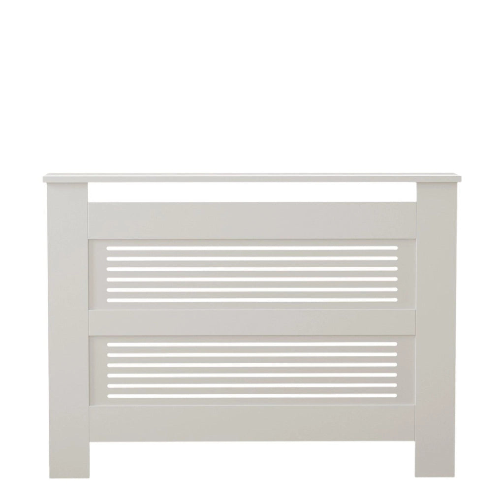 Armadio radiatore in legno "Termora" 112 x 19 x 82 cm - Bianco