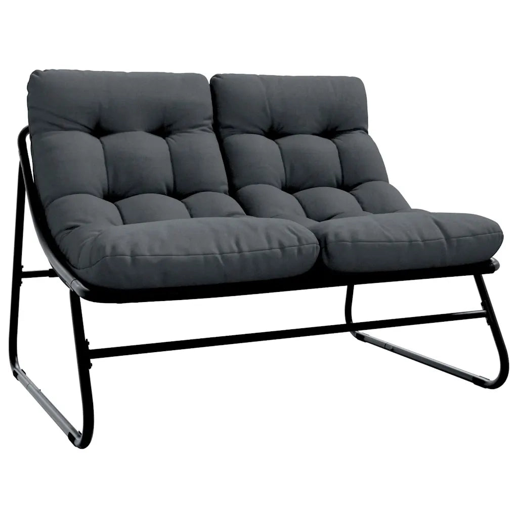 Arredamento da Giardino con cuscino Nero 110 x 81 x 71 cm CFW1382506