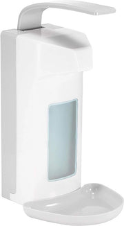 Pompa a mano 1000 ml, montaggio a mano, dispenser di sapone, dispenser per disinfettante, progettata senza tocco, pompa di dosaggio in plastica per uso domestico, ospedale, hotel, B, medio