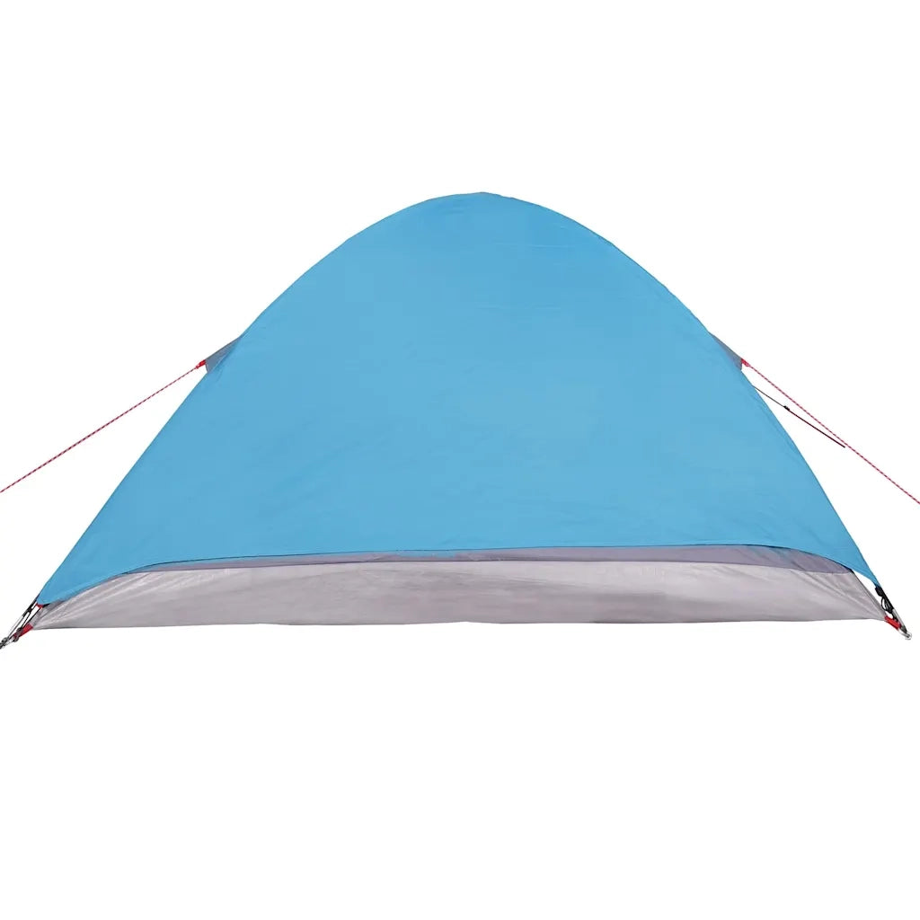 Tenda da Campeggio a Cupola per 4 Persone Blu Impermeabile 94647
