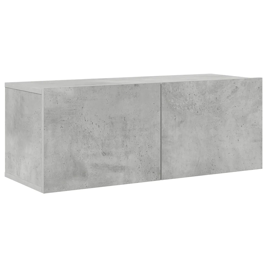 Set di Mobili Porta TV 6 pz Grigio Cemento in Legno Multistrato 3079118