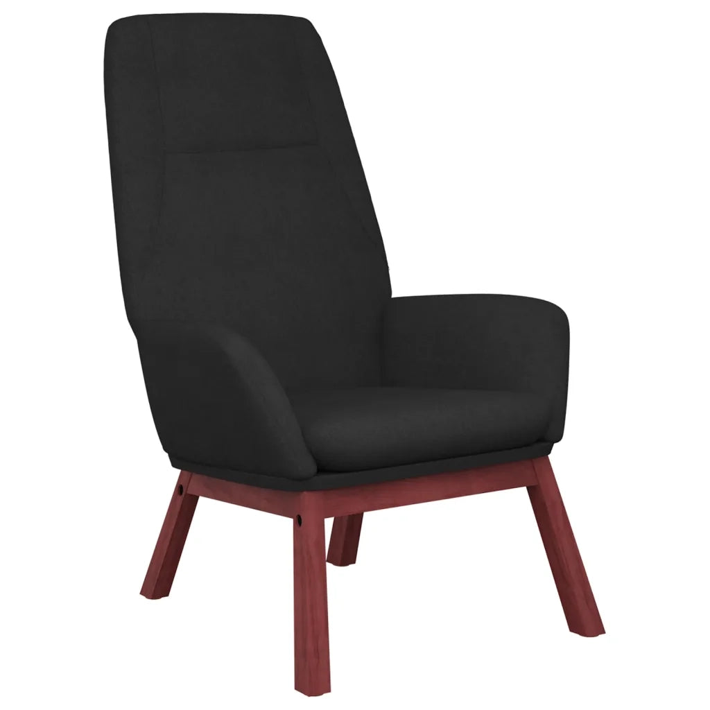 Sedia Relax Nera in Tessuto cod mxl 14520