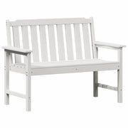 Panchina da Giardino | Panca da Giardino Bianco 120 x 59 x 88 cm HDPE