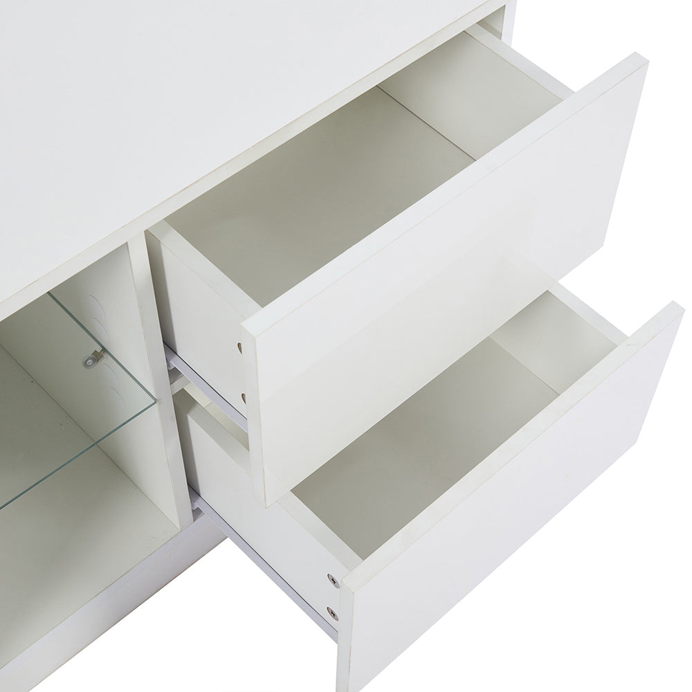 Mobile TV LED - Xylo - 160x40x52cm lucido per 65"