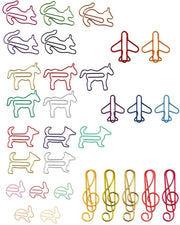 Clip per carta colorati - Stile animale - Articoli creativi per ufficio - Set da 30 pezzi - Perfetti per scuola e ufficio - Progettazione unica