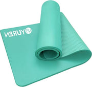 Mat Yoga Extra Spesso 15mm 183x61cm - Mattoncino Antiscivolo per Yoga e Pilates - Con Tasche per Yoggi
