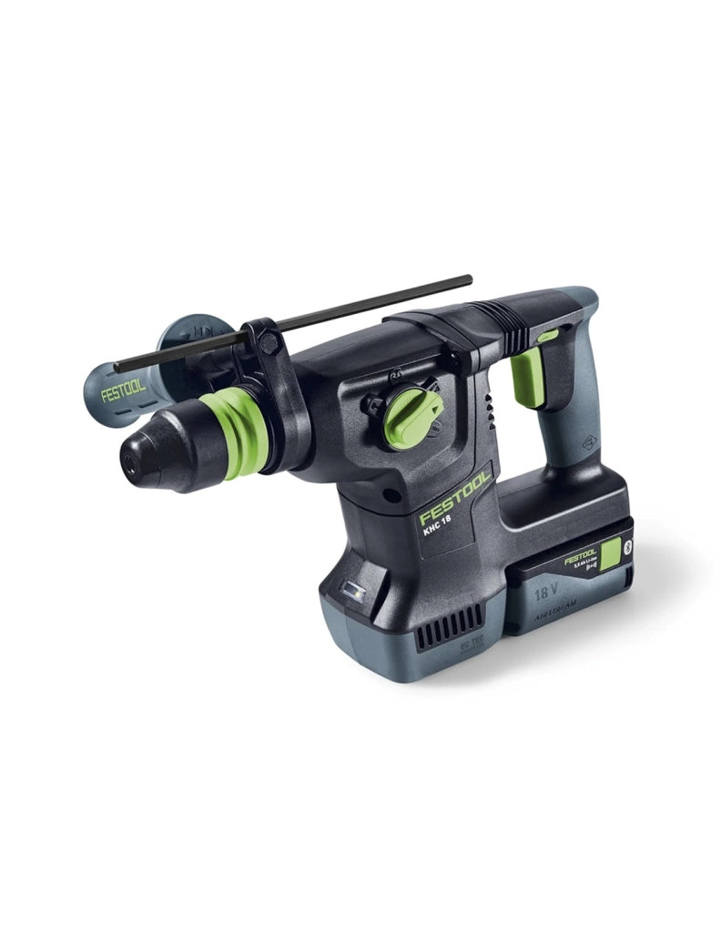 Martello Perforatore FESTOOL KHC 18 EBI-Plus (2 x 5,0 Ah + TCL6 + SYS3 L 187)