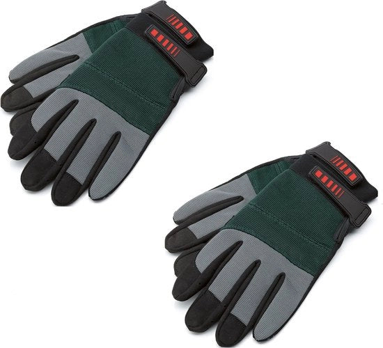 Manicure e giardinaggio per uomo e donna - Maniche lunghe resistenti ai tagli - Respiranti e durature - Verde - Taglia L - Doppio strato