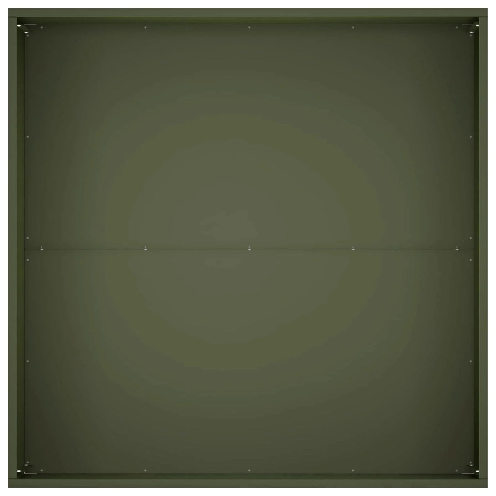 Vaso da giardino Verde Oliva 100 x 100 x 40 cm 8005126