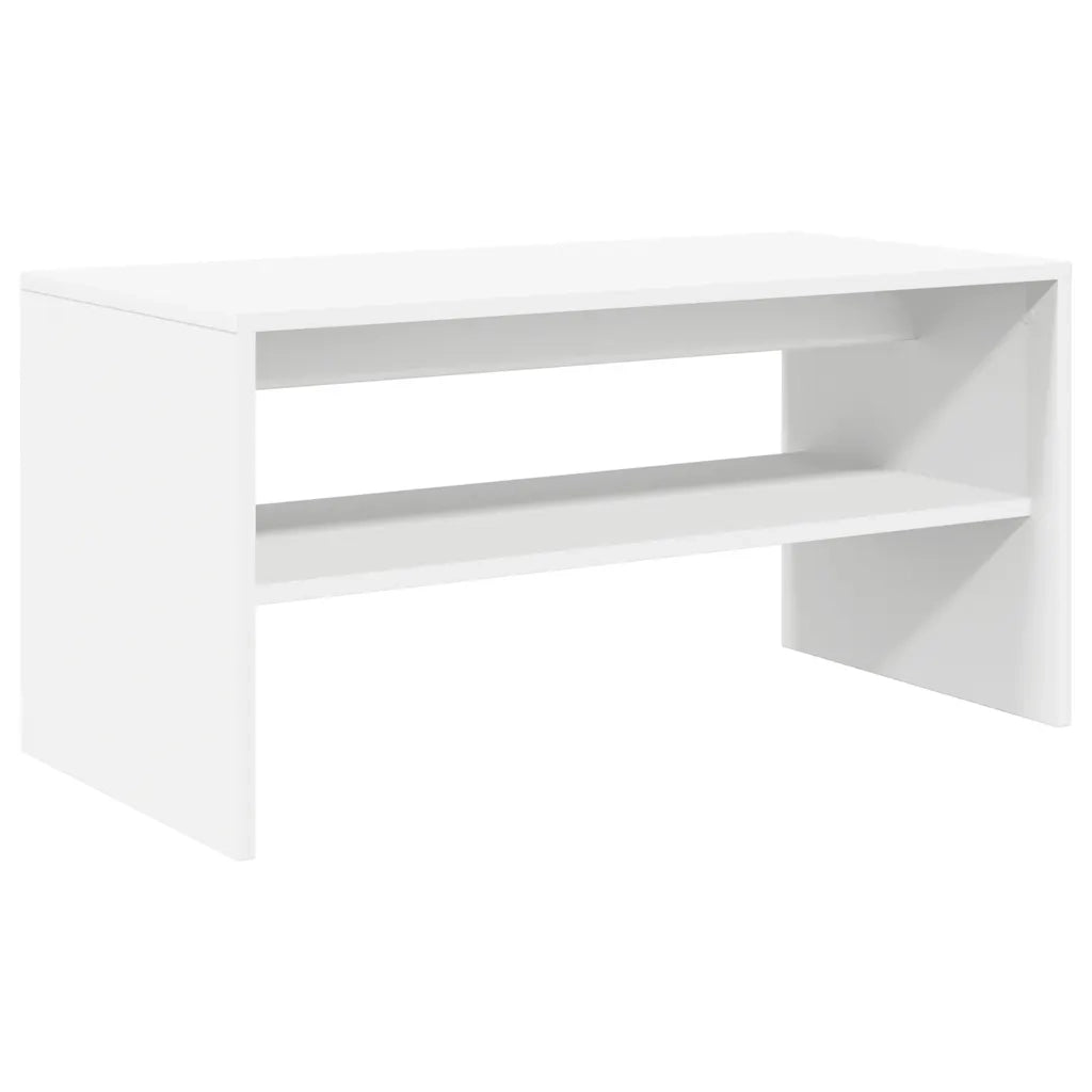 Mobile Porta TV Bianco 80x40x40 cm in Legno Multistrato 859109