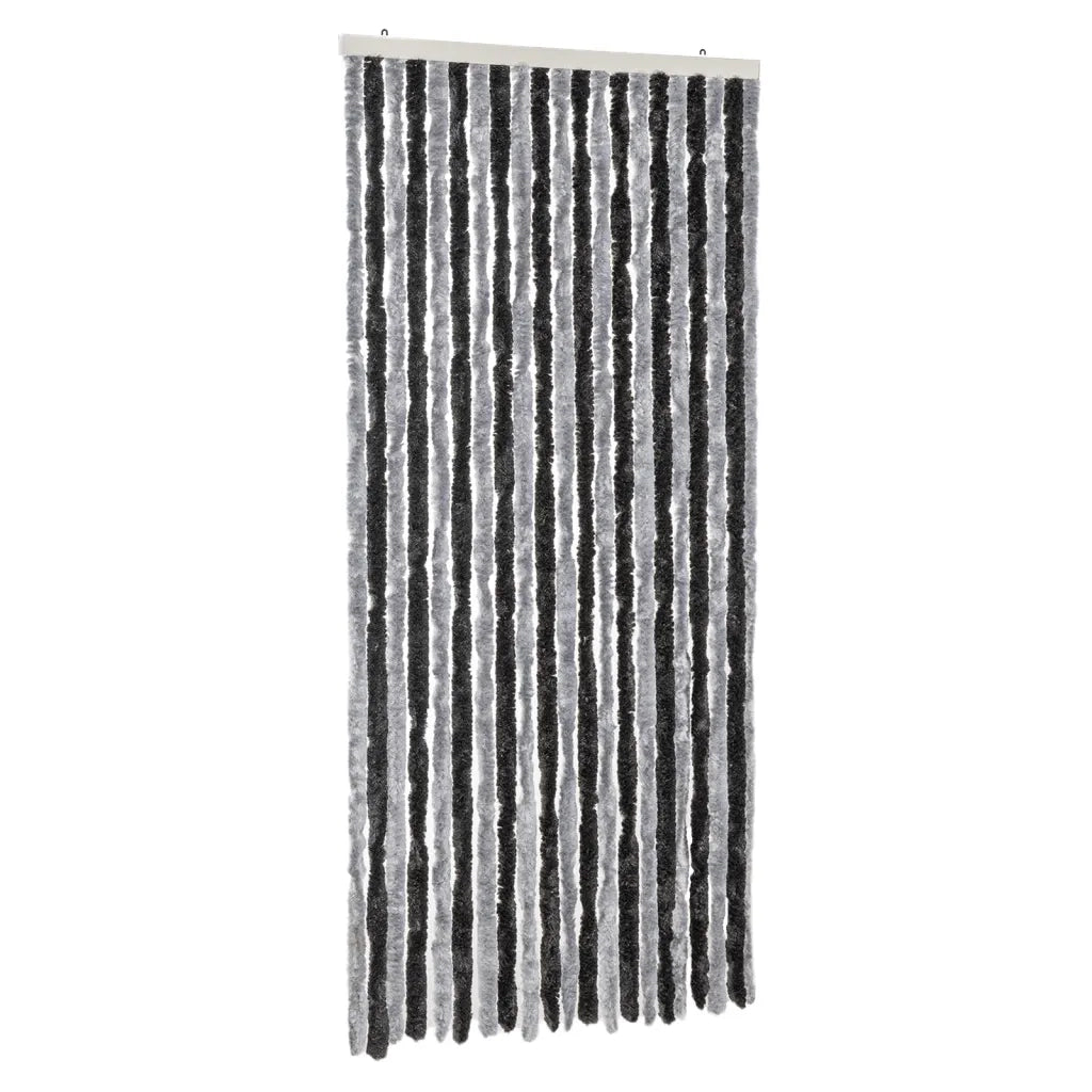Tenda Antimosche Grigia e Nera 90x200 cm in Ciniglia CFW1224404