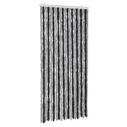 Tenda Antimosche Grigia e Nera 90x200 cm in Ciniglia CFW1224404