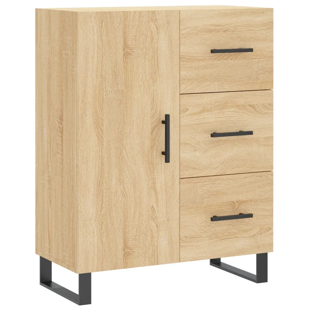 Credenza Rovere Sonoma 69,5x34x180 cm in Legno Multistrato 3195926
