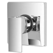 Miscelatore doccia incasso cromato in ottone design squadrato Kubo