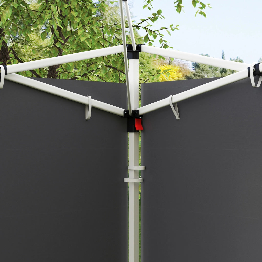 Pareti per Tenda 3x3 m ¨C zephmum ¨C Grigio Scuro 300x200 cm
