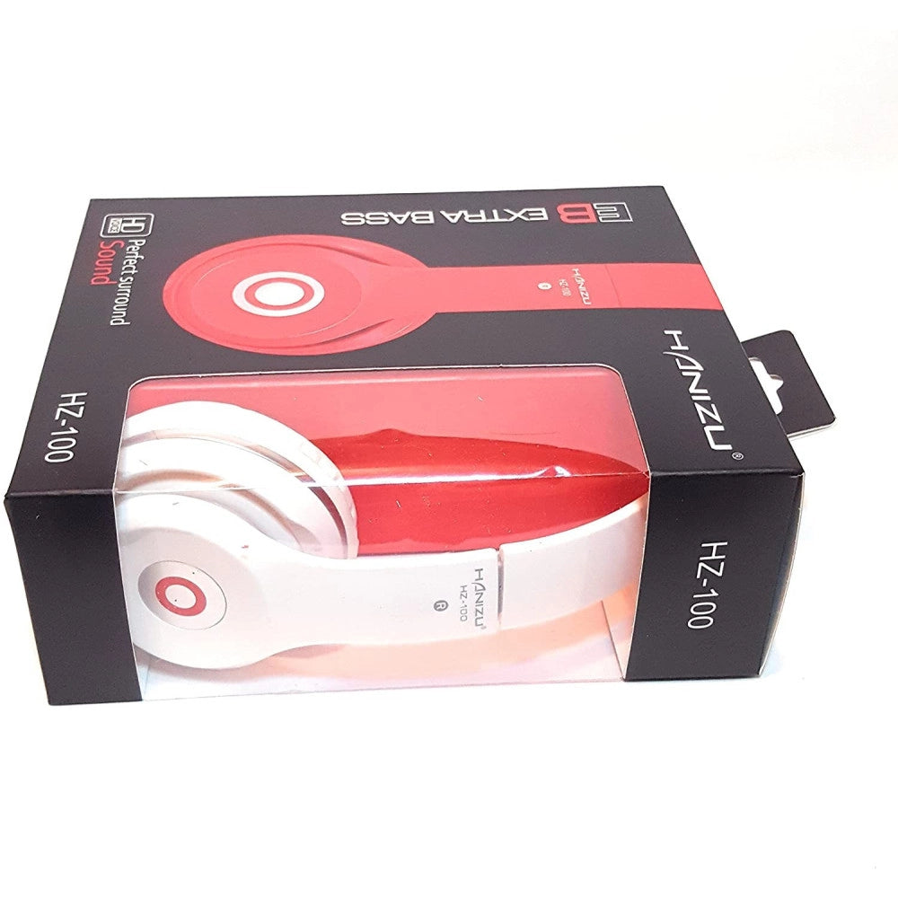 Trade Shop - Cuffie Auricolari Hanizu Hz-100 Stereo Hd Smartphone Pc Mp3 Cd Extra Bass -