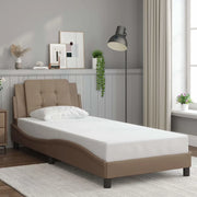 Giroletto senza Materasso Zadar Cappuccino 100x200 cm in Similpelle 3208167