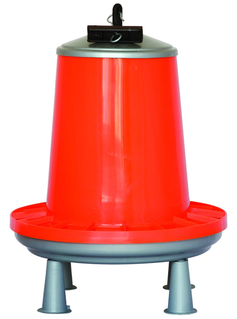 MANGIATOIA TRAMOGGIA IN PLASTICA PER POLLI KG. 5 -28280