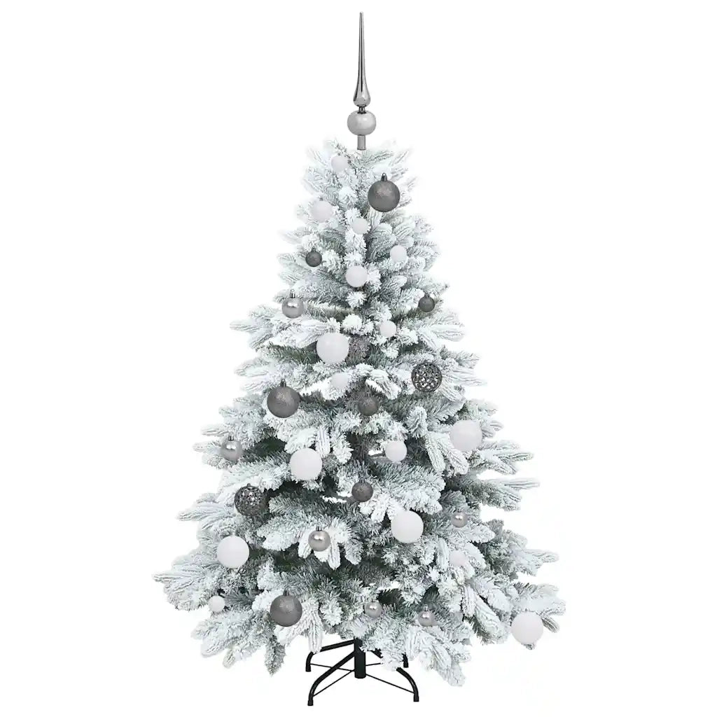 Albero di Natale artificiale con 150 LED Bianco 120 cm PE e PVC 3397587