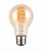 Lampadina LED ambra sfera E27 7W 1800K Trio