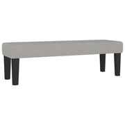 Panca Grigio Chiaro 100x30x30 cm in Tessuto CFW7359097