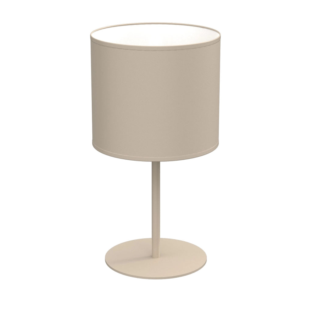 Lampada da tavolo minimalista beige 1xE27 metal Arden