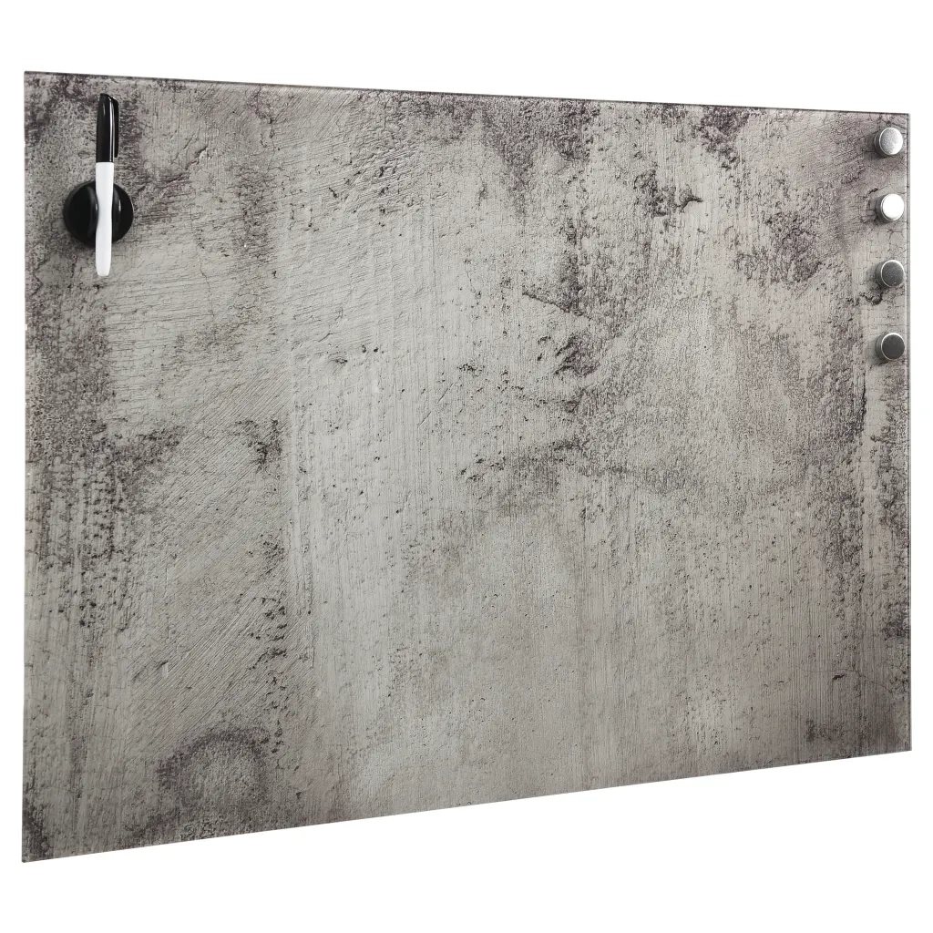 Lavagna Magnetica a Parete in Vetro 80x60 cm cod mxl 67740