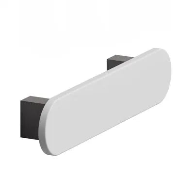 Scaldasalviette elettrico Ness 48 cm bianco lucido 40W in ceramica
