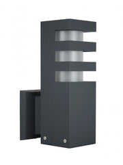 Applique esterna alluminio E27 grigio scuro IP54 SU-MA RADO