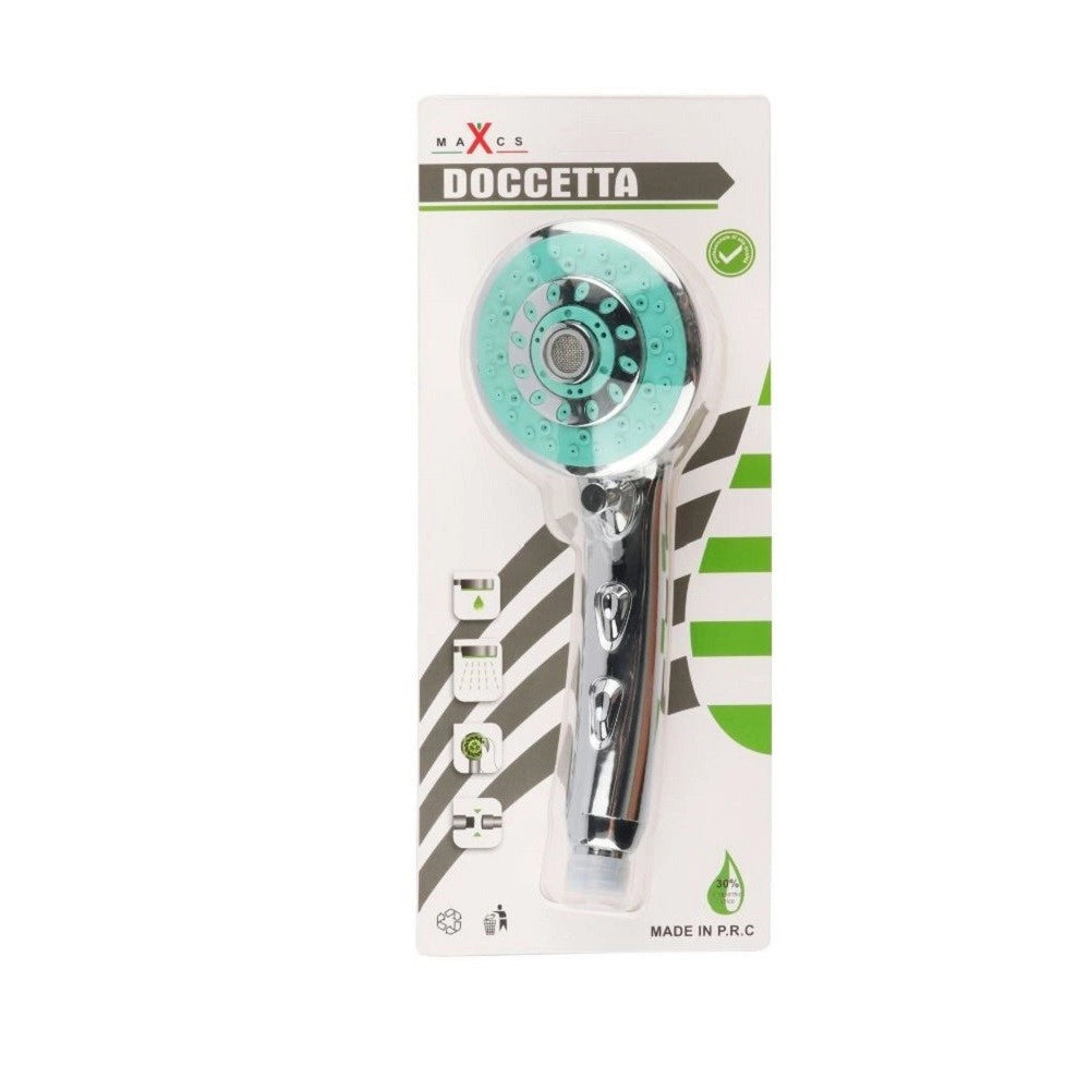 Trade Shop - Doccetta Massaggio 25 Cm Bagno Soffione Doccia Cornetta Rotondo Moderno 98014 -