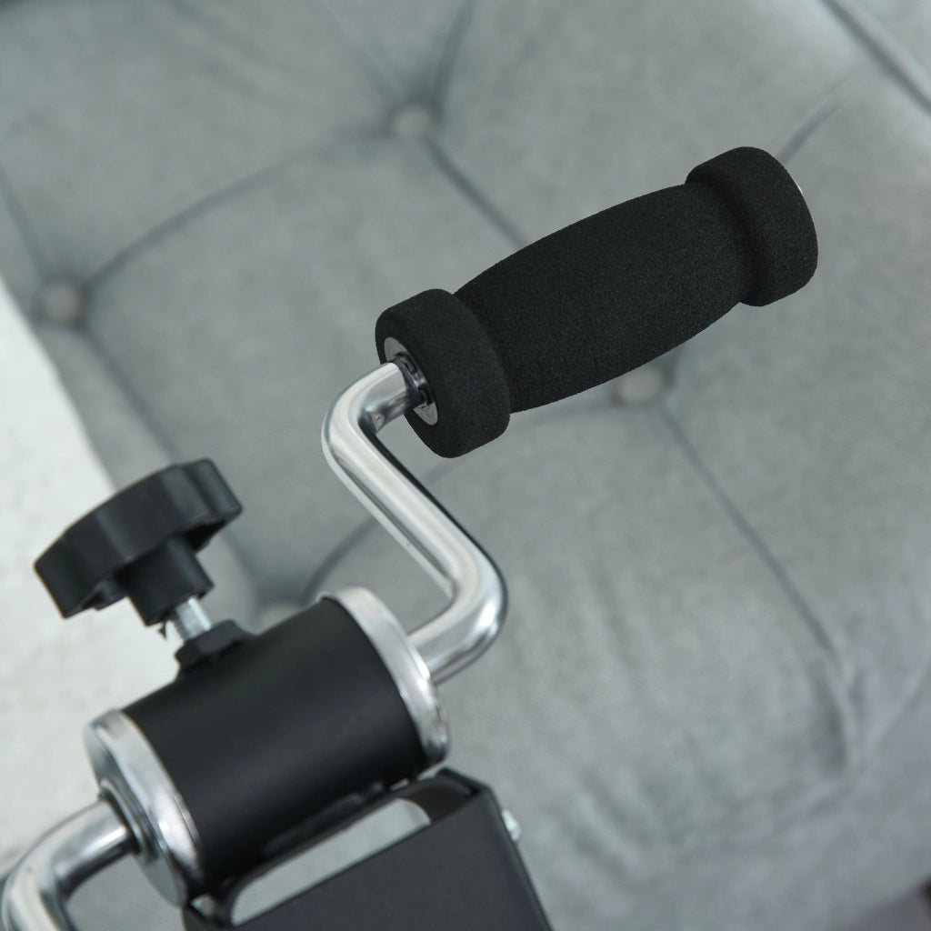 EasyComfort Pedaliera Braccia e Gambe da Divano o Poltrona con Schermo LED, Altezza e Intensità Regolabile, Nero, 40x42.5x100cm