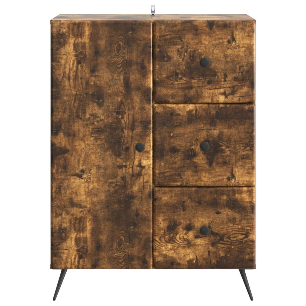 Credenza Rovere Fumo 66 x 34,5 x 90 cm Legno ingegnerizzato