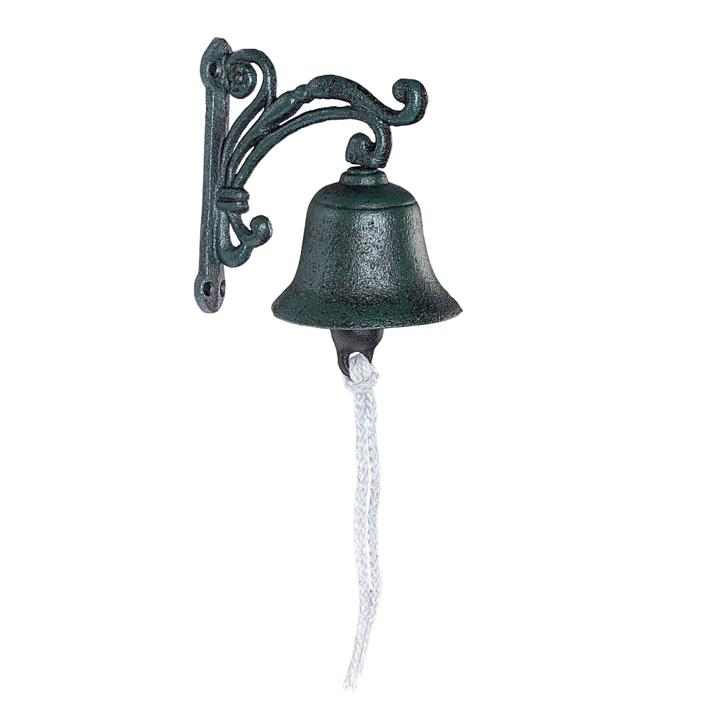 Campanello in ghisa KADAX per porte da giardino, campanello decorativo in stile retrò.
