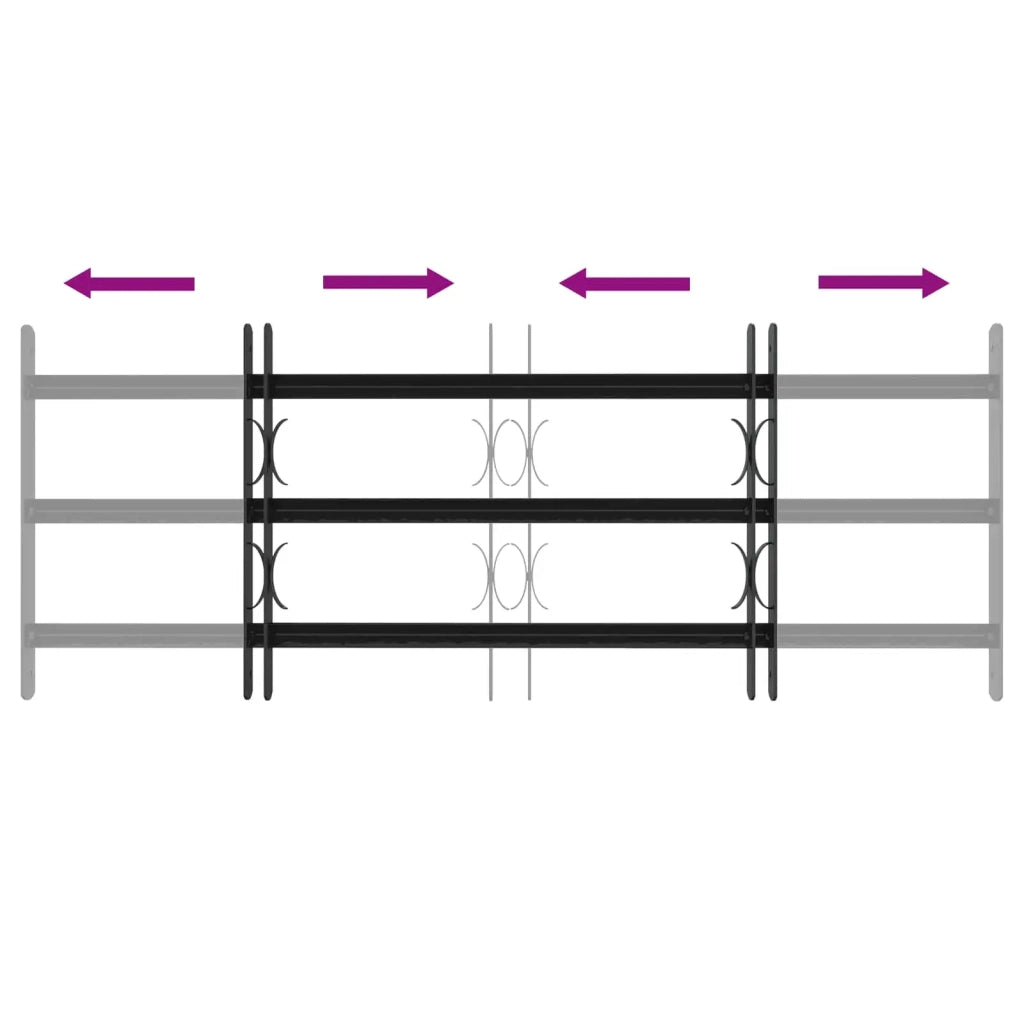Griglia di Sicurezza per Finestra con 3 Traversine 3 pz CFW8155969