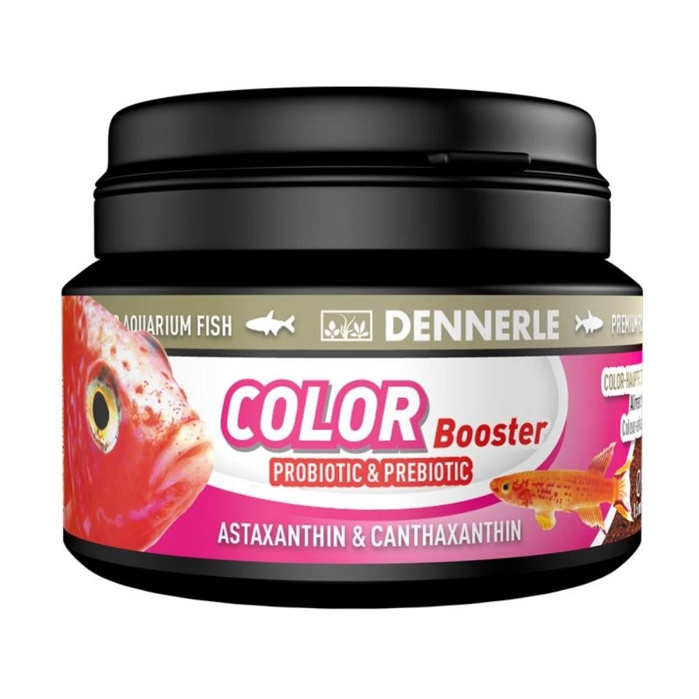 Dennerle Color Booster 100ml/45gr - alimento con 1000ppm di Astaxantina per tutti i pesci tropicali granulometria 0,5 mm