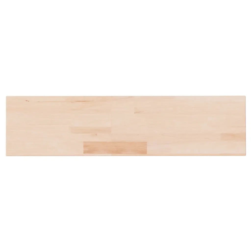 Mensola | Ripiano | Scaffale 80x20x4 cm Legno Massello di Rovere Non Trattato