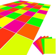 Decorazioni per Festa con Luce Neon - 40 Fogli - Fluorescente - Materiali per DIY - Adatto per Compleanni e Matrimoni