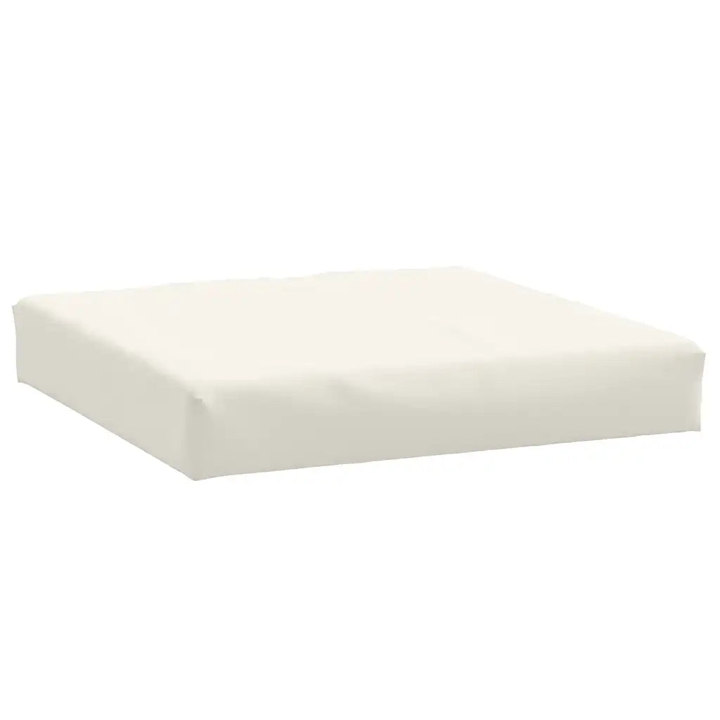 Cuscini per Pallet 2 pz Crema MÃ©lange in Tessuto