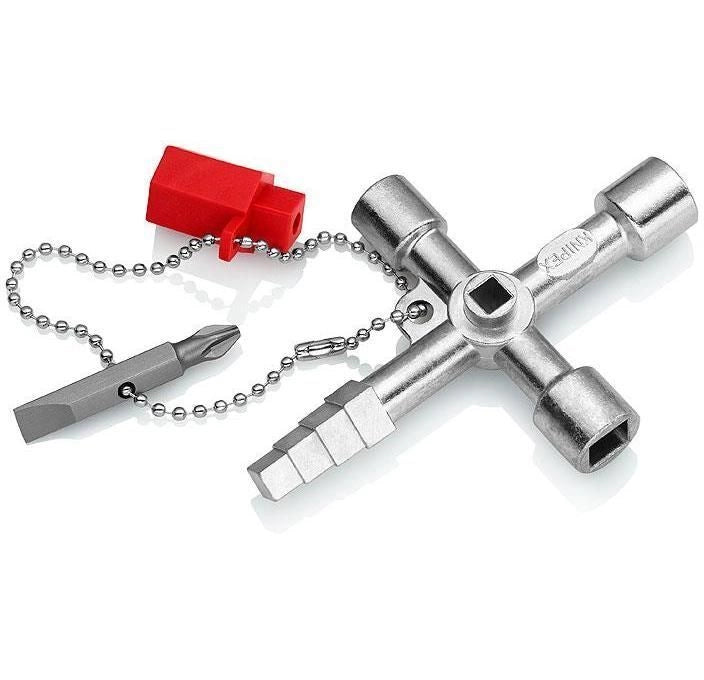 Knipex 00 11 04 chiave di armadietti di controllo e utilità
