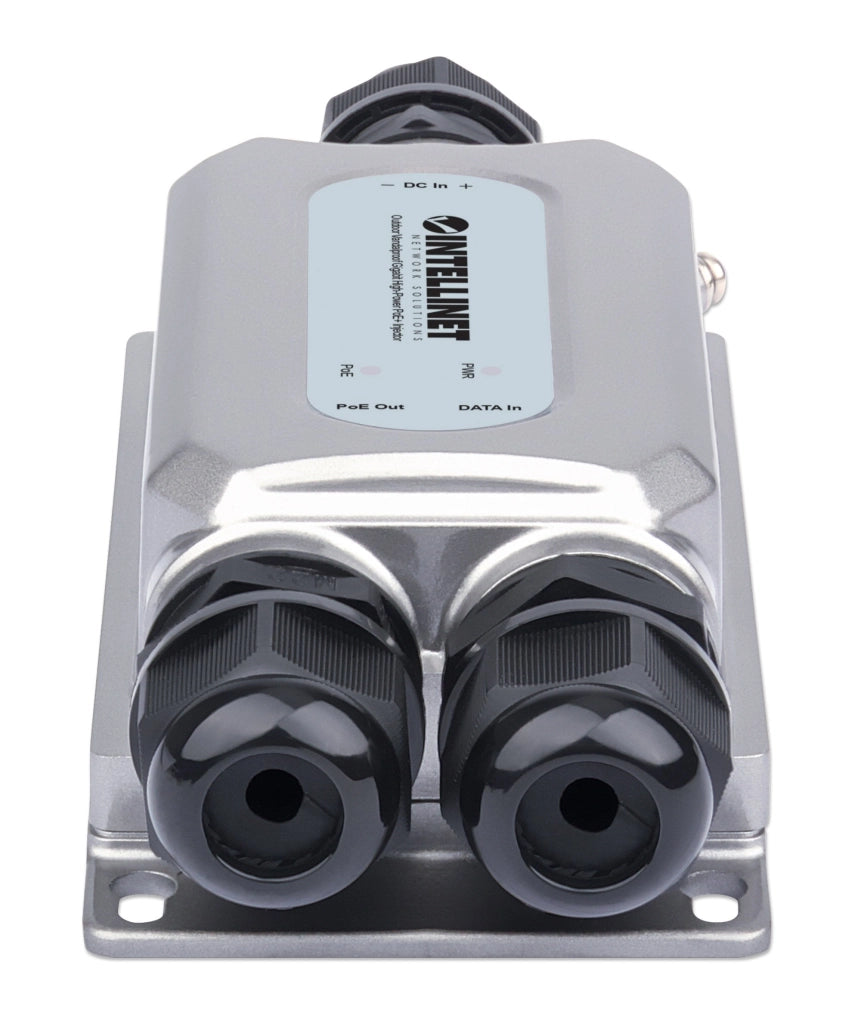 Iniettore Gigabit PoE+ High-Power Antivandalo da Esterno